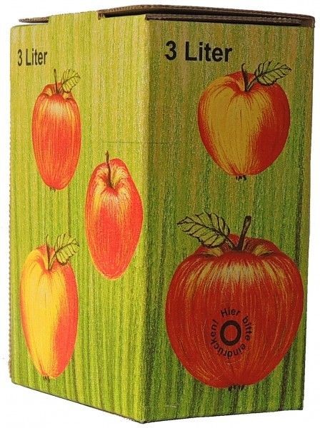 3 Liter Saftbox – 100% Naturtrüber Apfelsaft - Verkauf über Michel´s Naturprodukte